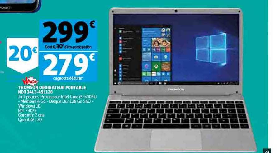 Thomson Ordinateur Portable Neo 14l3 4sl128