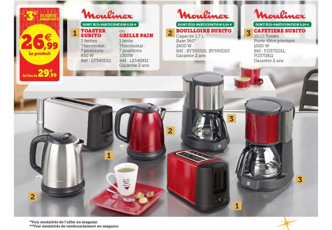 Toaster Subito Ou Grille Pain, Bouilloire Subito, Cafetière Subito