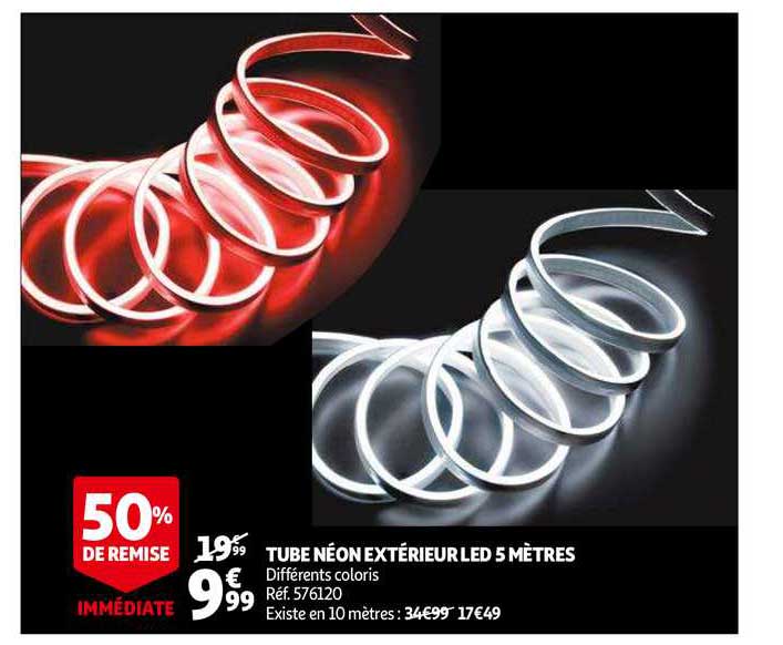 tube néon extérieur led 5 mètres