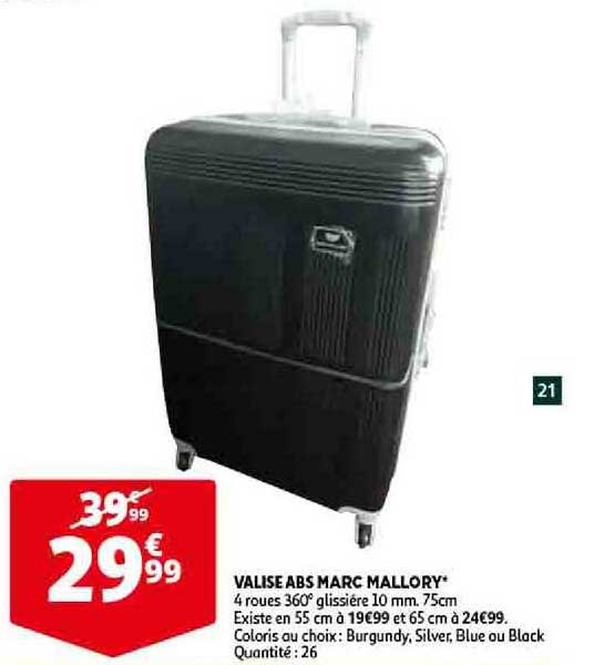 valise abs marc mallory