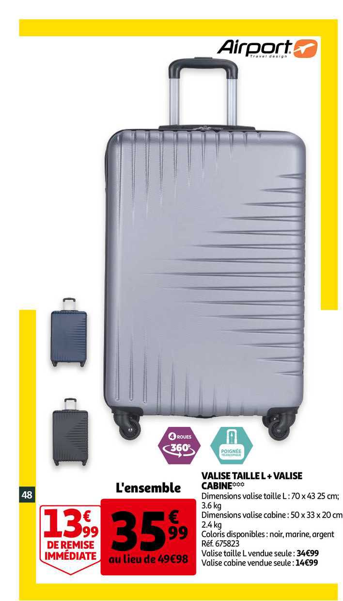 Valise Taille L + Valise Cabine