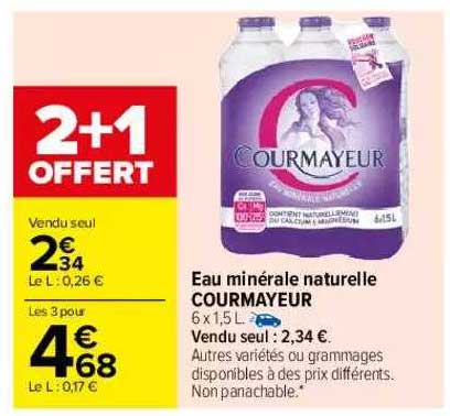 Au Minérale Naturelle Courmayeur