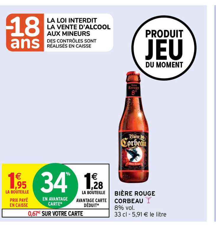 Bière Rouge Corbeau