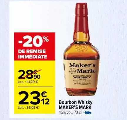 bourbon whisky maker's mark