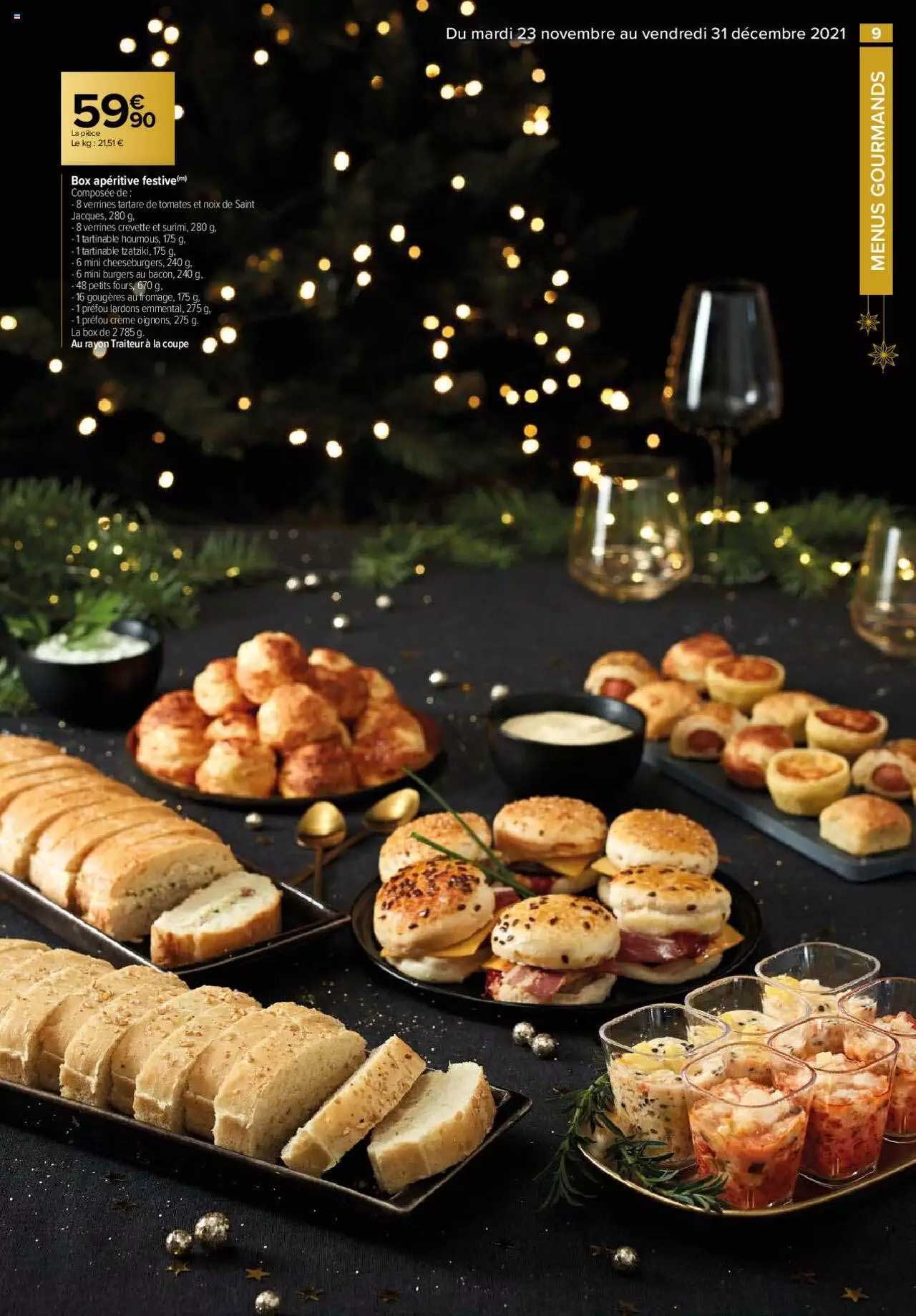 box apéritive festive