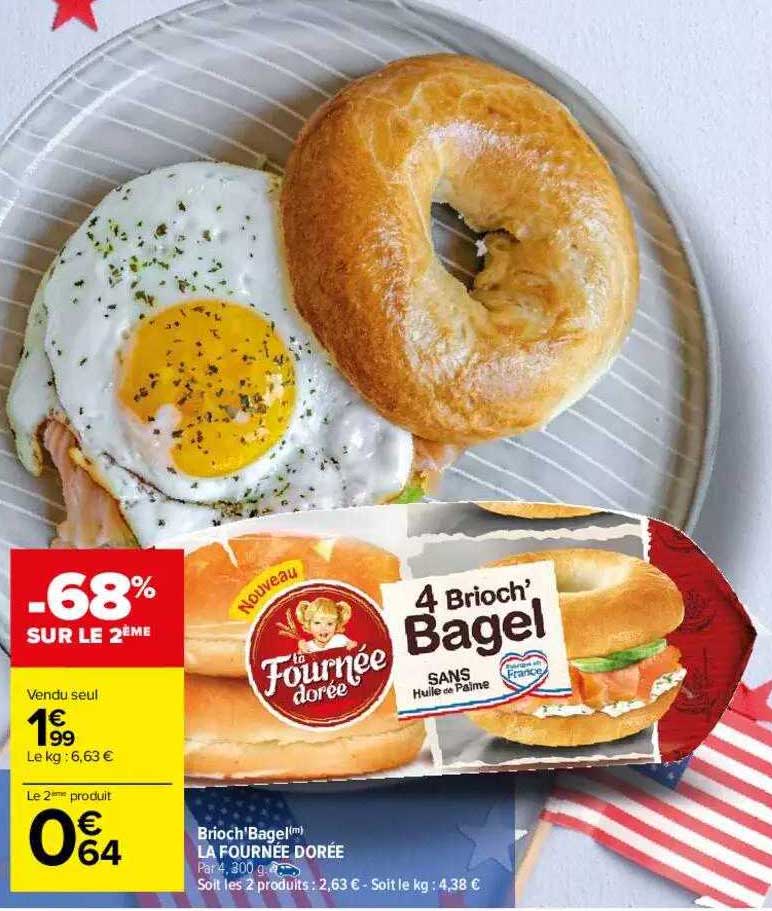 Brioch'bagel La Fournée Dorée