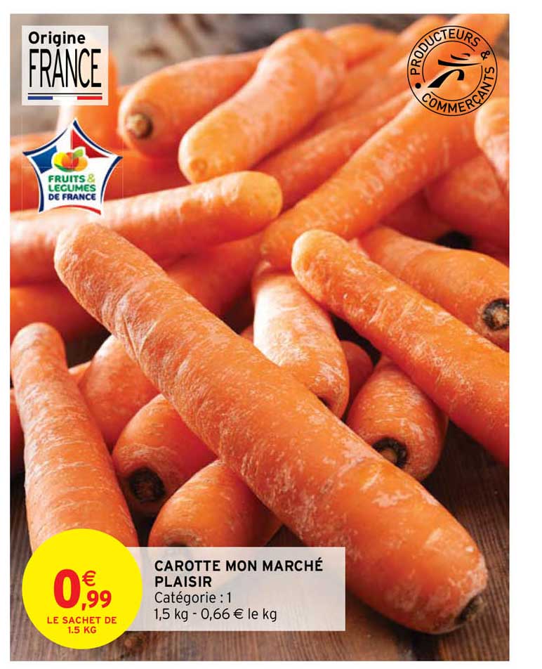 carotte mon marché plaisir