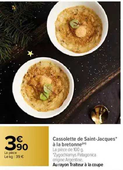 Cassolette De Saint-jacques à La Bretonne