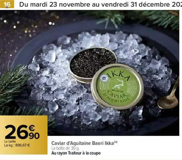 caviar d'aquitaine baeri ikka
