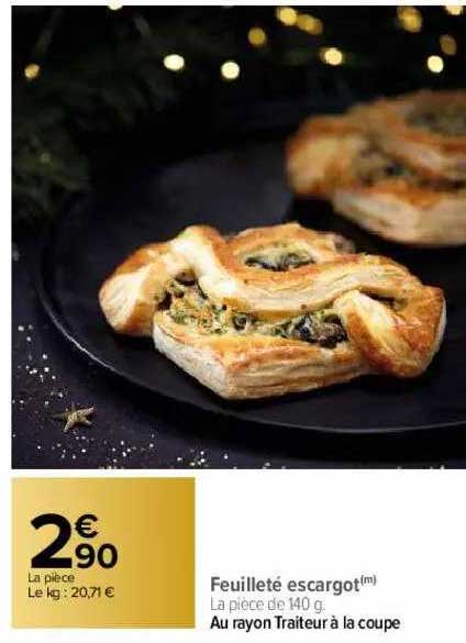 Feuilleté Escargot
