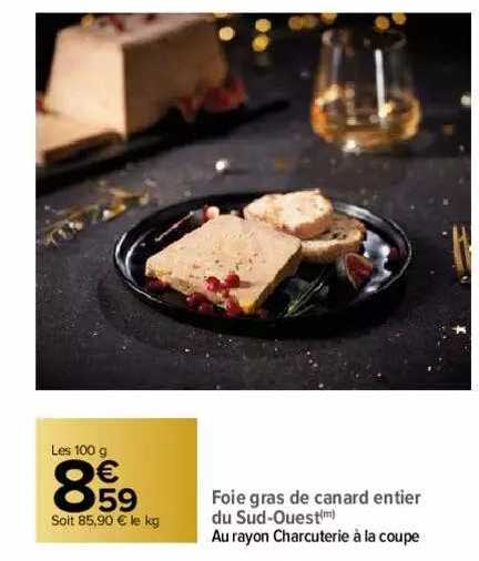 foie gras de canard entier du sud-ouest