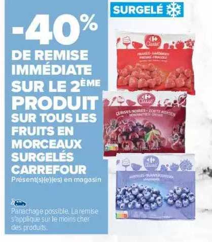Fruits En Morceaux Surgelés Carrefour