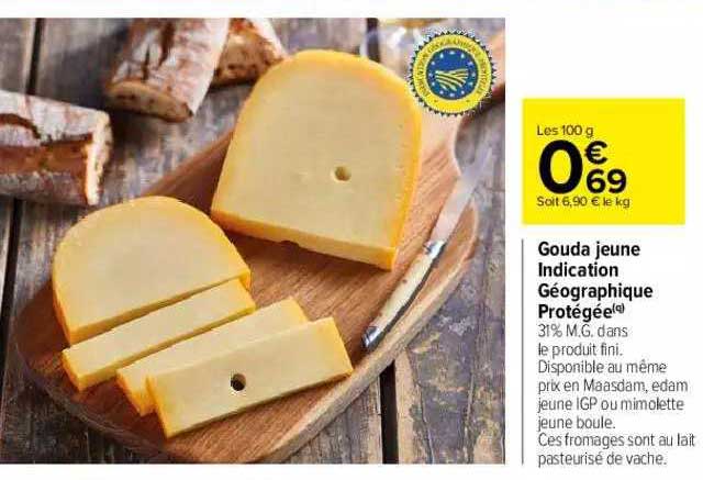 gouda jeune indication géographique protégée