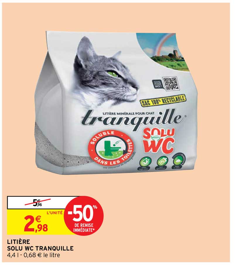 Litière Solu Wc Tranquille