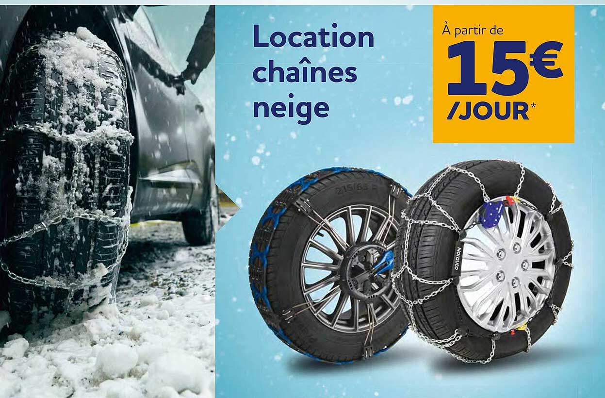 location châines neige