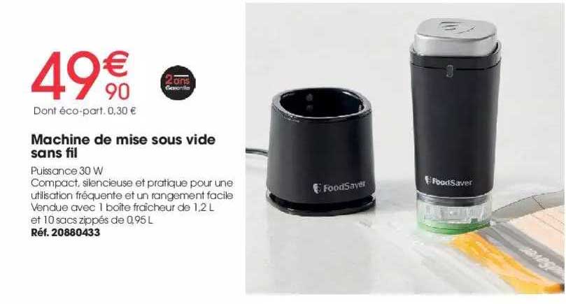 machine de mise sous vide sans fil