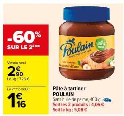 Pâte à Tartiner Poulain
