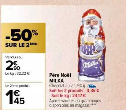 père noël milka