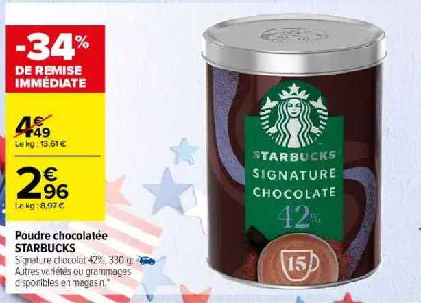 Poudre Chocolatée Starbucks