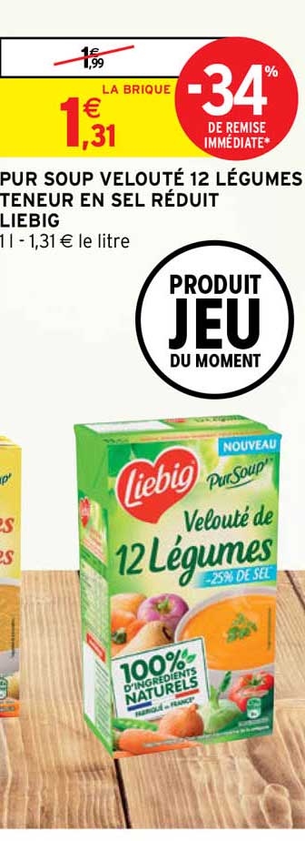 pur soup velouté 12 légumes teneur en sel réduit liebig