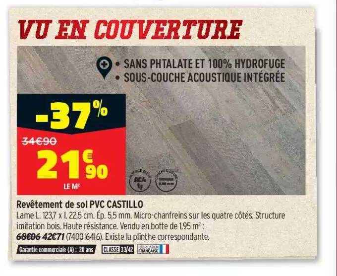 Revêtement De Sol Pvc Castillo