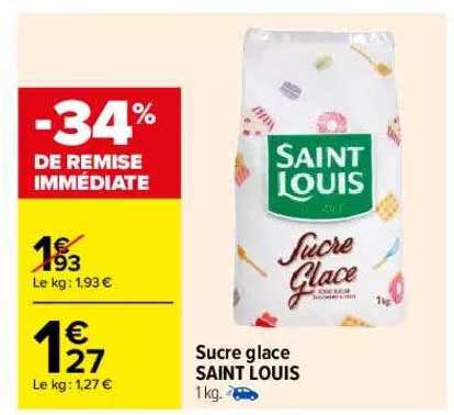 sucre glace saint louis