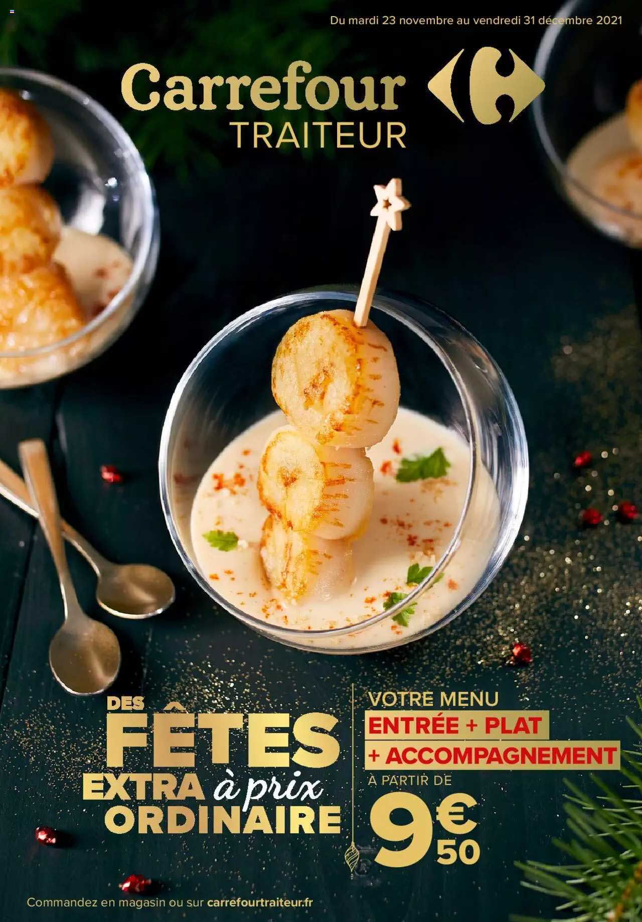 votre menu : entrée + plat + accompagnement