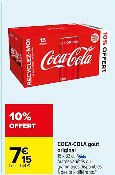 coca-cola goût original