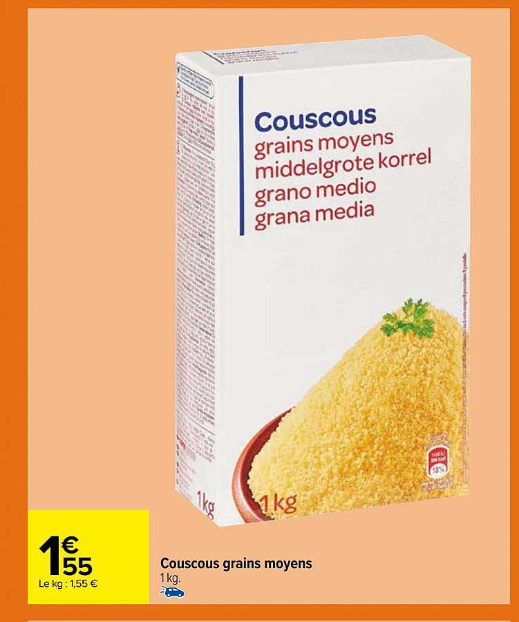 couscous grains moyens