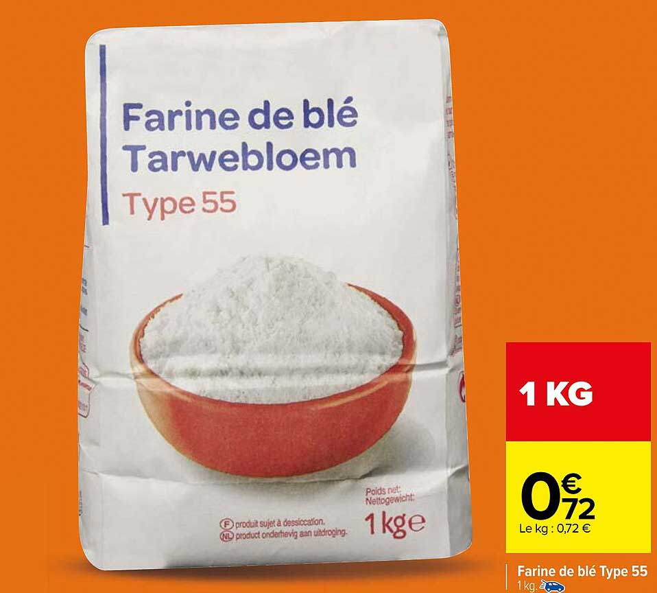 farine de blé type 55