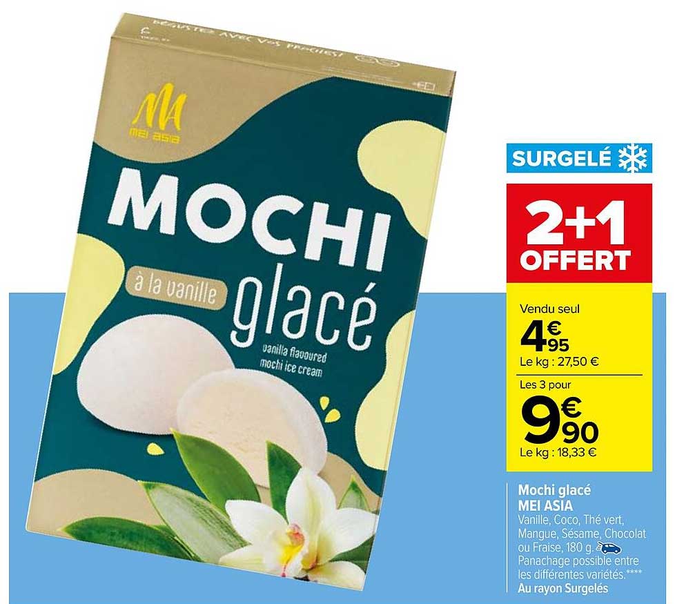 mochi glacé mei asia