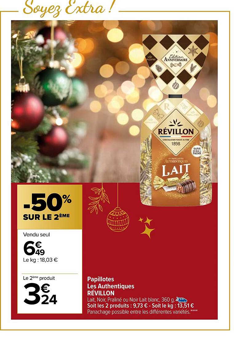 papillotes les authentiques révillon