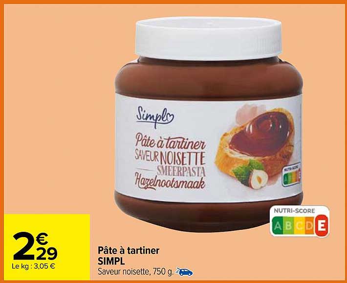 Pâte à Tartiner Simpl