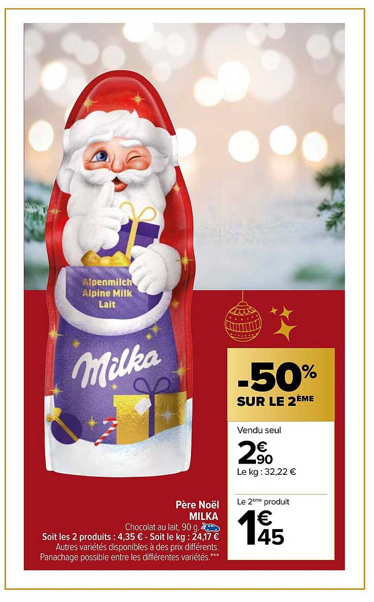 père noël milka
