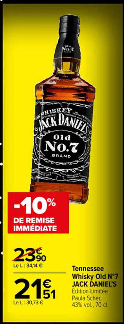 tennessee whisky old n°7 jack daniel's