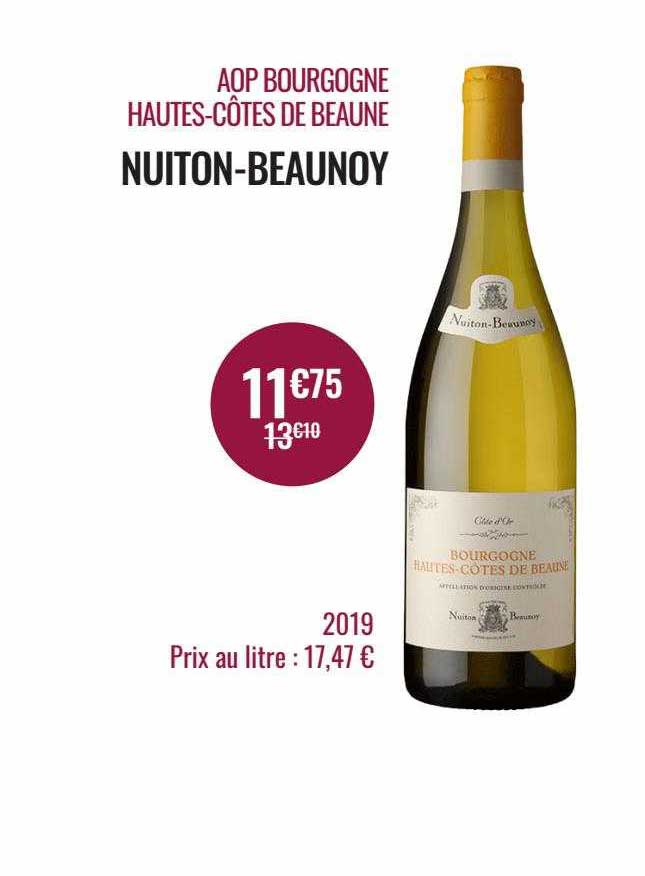 Aop Bourgogne Hautes-côtes De Beaune Nuiton-beaunoy