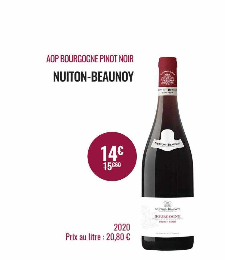 aop bourgogne pinot noir nuiton-beaunoy