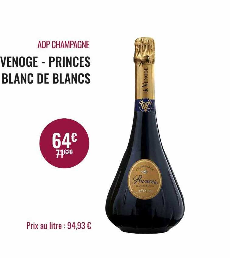 aop champagne venoge - princes blanc de blancs