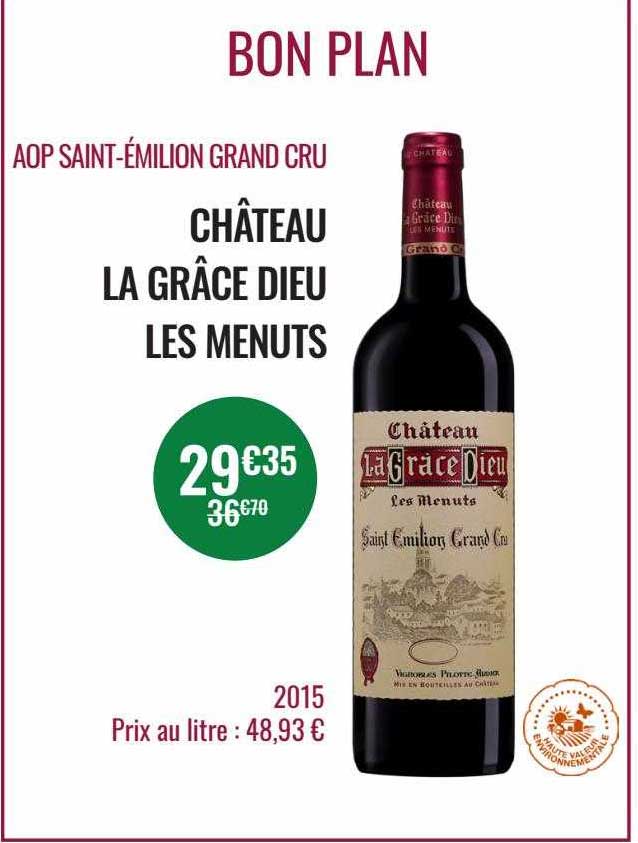 aop saint-émilion grand cru château la grâce dieu les menuts