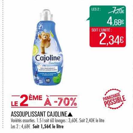 Assouplissant Cajoline