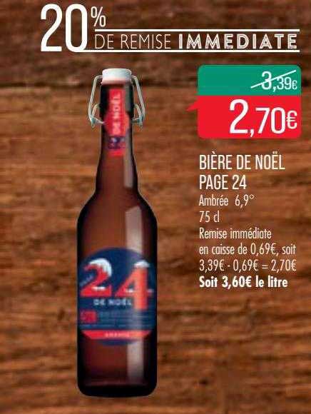 bière de noël page 24 ambrée 6,9°