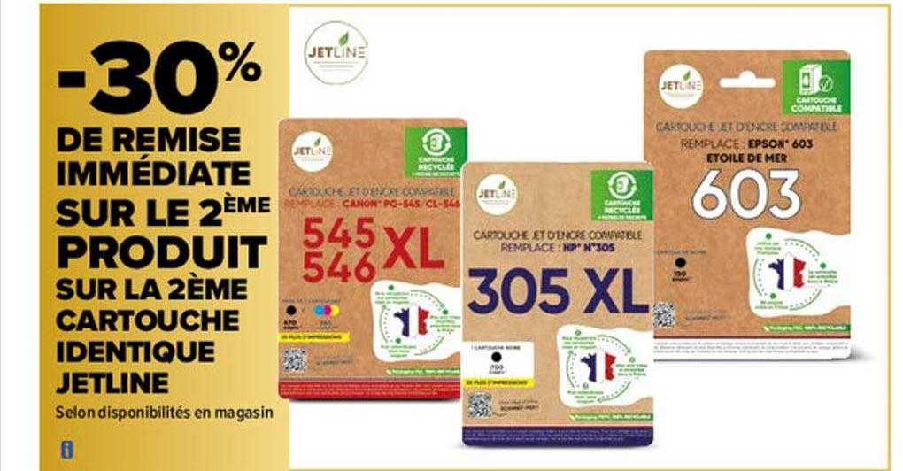 cartouche identique jetline