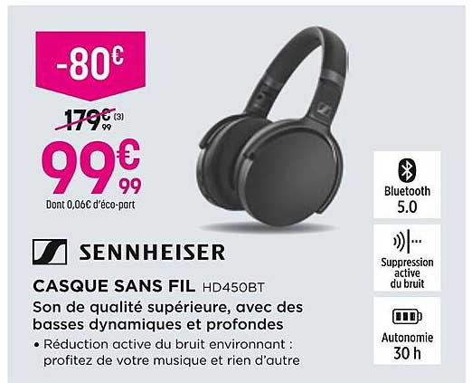 casque sans fil sennheiser