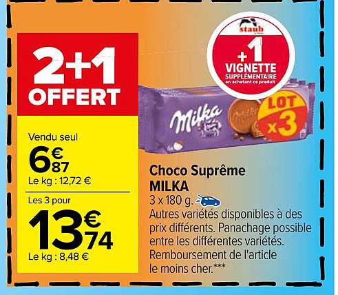 Choco Suprême Milka