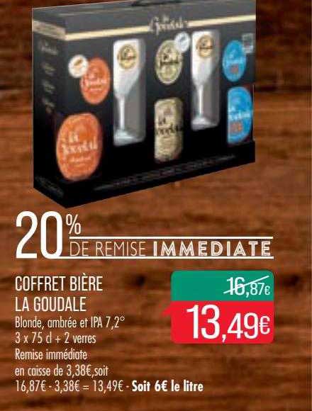 Coffret Bière La Goudale Blonde, Ambrée Et Iap 7,2°