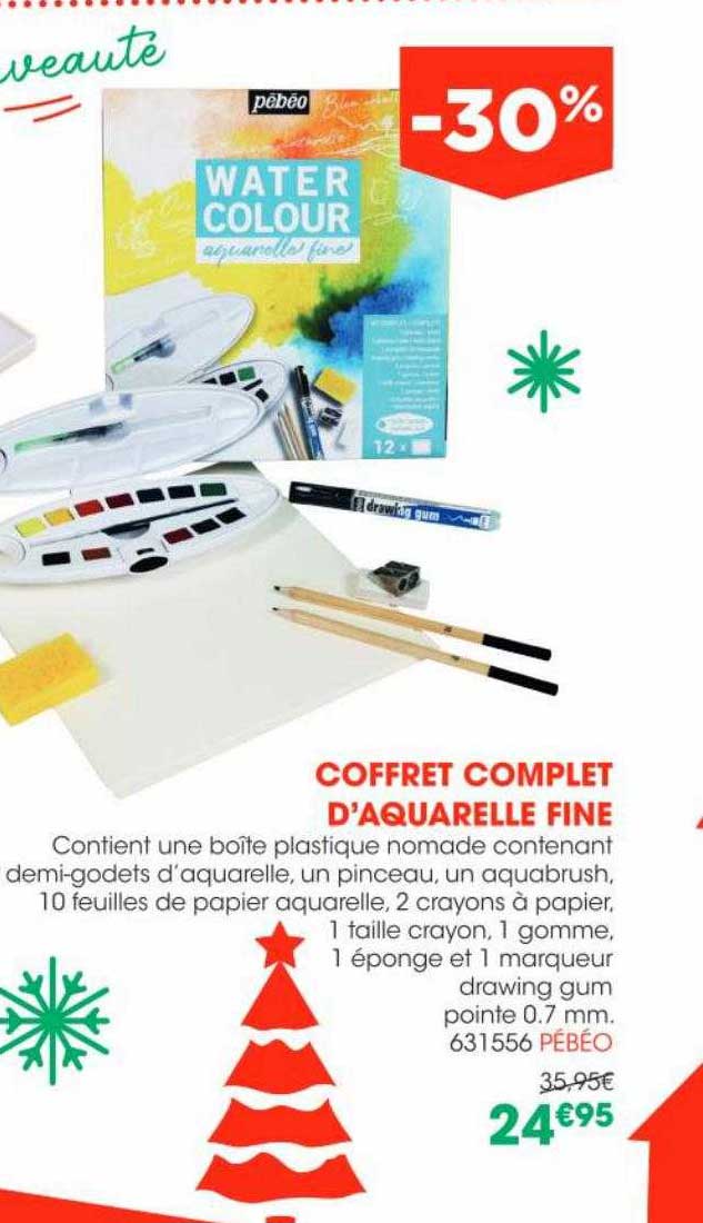 coffret complet d'aquarelle fine