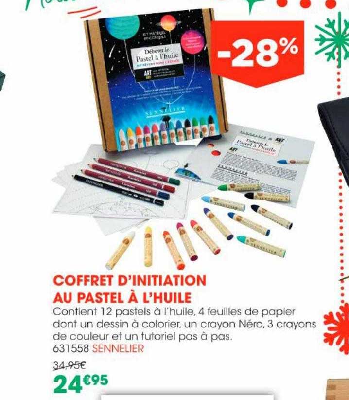 coffret d'initiation au pastel à l'huile