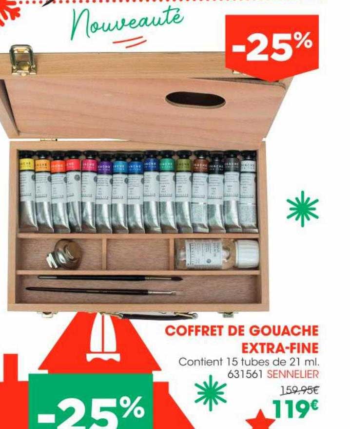 coffret de gouache extra-fine