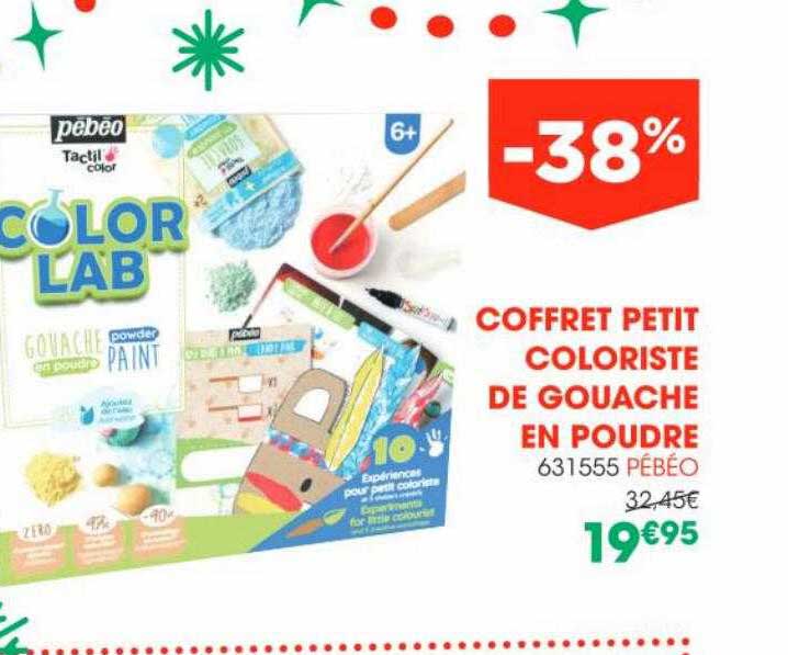 Coffret Petit Coloriste De Gouache En Poudre