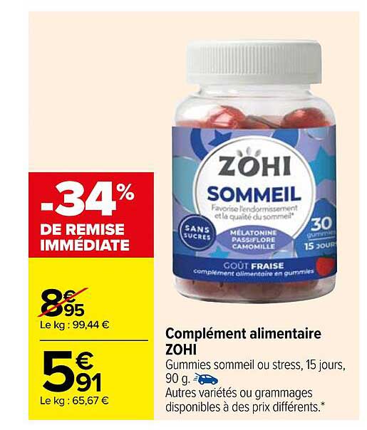 complément alimentaire zohi